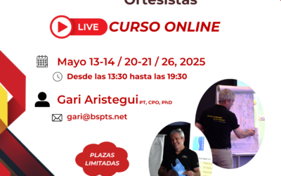 Spanish: Curso Online L1 para Ortesistas & Protesistas: 13, 14, 20, 21 y 27 de Mayo 2025