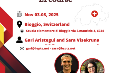 Switzerland Level 1 for Physiotherapist – 3rd-8th of November 2025